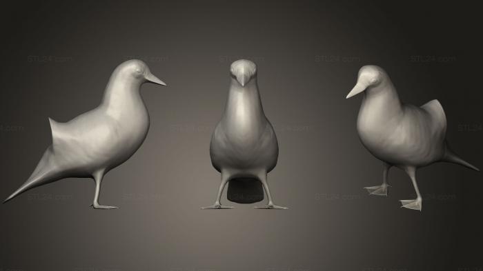 Animal figurines (Mandarin Duck, STKJ_1167) 3D models for cnc